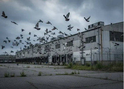 birds moving away